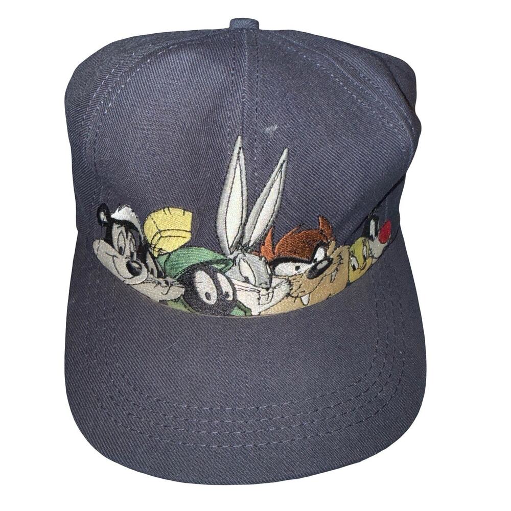 Vintage 1996 Looney Tunes Warner Bros. Studio Store Snapback Hat Cap USA